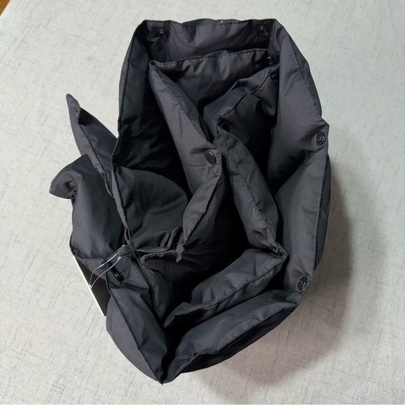 Lululemon Black Wunder Puff Scarf Down Scarf Wrap Puffer Scarf NWT - Picture 9 of 11